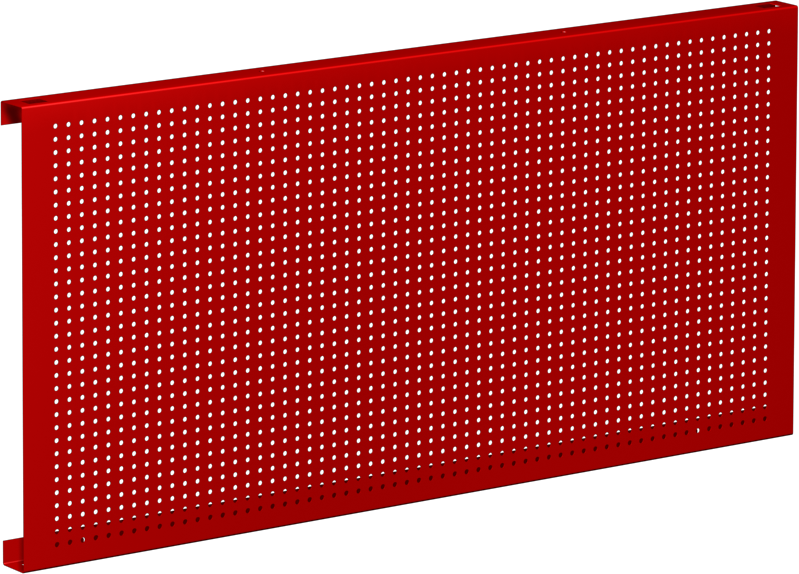 FERRUM Панель перфорированная для верстака 100 см, красная, 1 шт